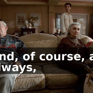 And, of course, as always,