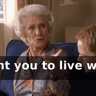 sent you to live with us.