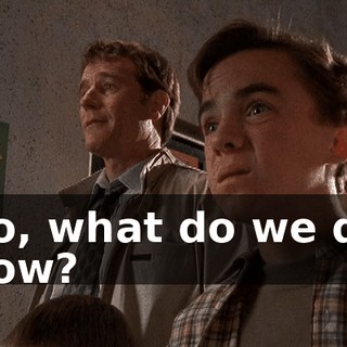 So, what do we do now?
