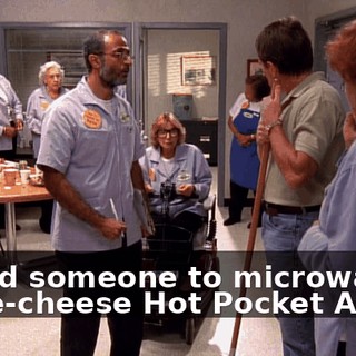 I need someone to microwave a three-cheese Hot Pocket ASAP.