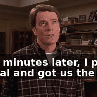 Two minutes later, I push redial and got us the gig.