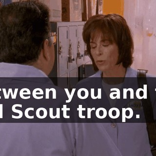 between you and the Girl Scout troop.