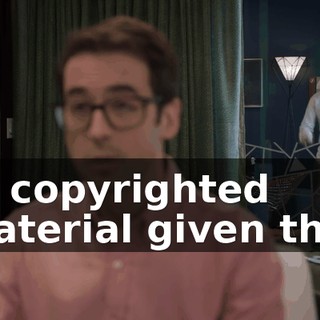 to copyrighted material given that