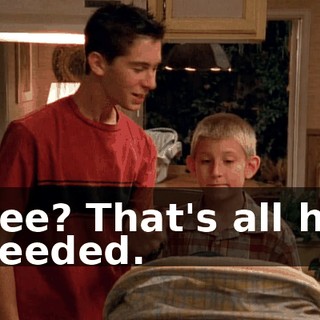See? That's all he needed.