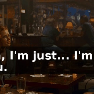 I mean, I'm just... I'm happy for you.