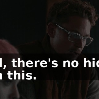 Well, there's no hiding with this.