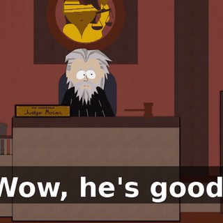 Wow, he's good.