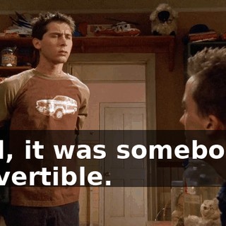 Well, it was somebody's convertible.