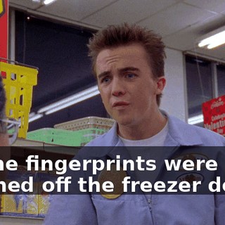 all the fingerprints were cleaned off the freezer doors.