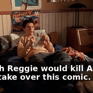I wish Reggie would kill Archie and take over this comic.