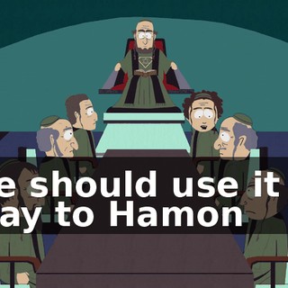 We should use it to pray to Hamon