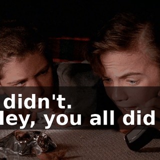 - I didn't. - Hey, you all did it.