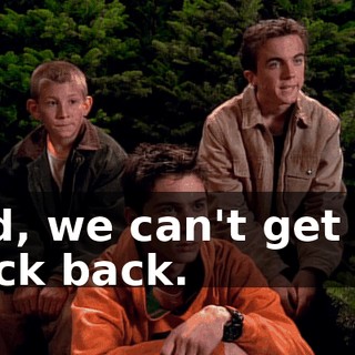 Dad, we can't get the truck back.