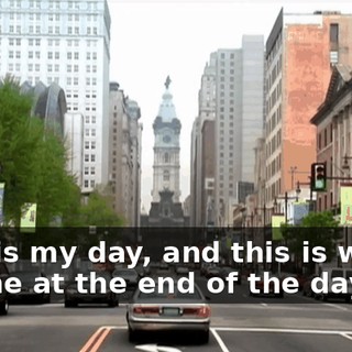 This is my day, and this is where I come at the end of the day