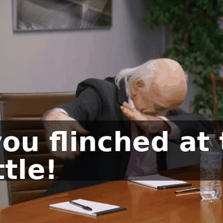 if you flinched at the bottle!