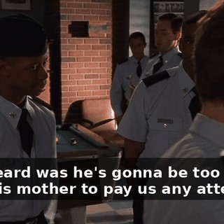 All I heard was he's gonna be too busy with his mother to pay us any attention.