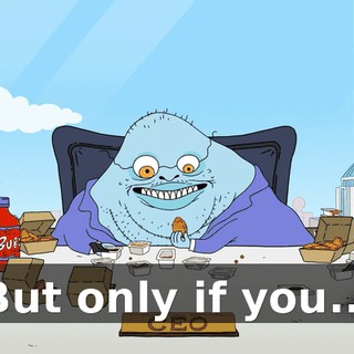 But only if you...