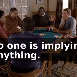 no one is implying anything.
