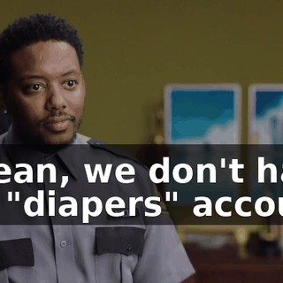 I mean, we don't have the "diapers" account.