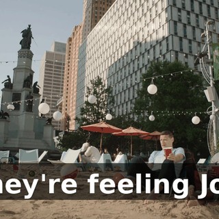They're feeling Joy.