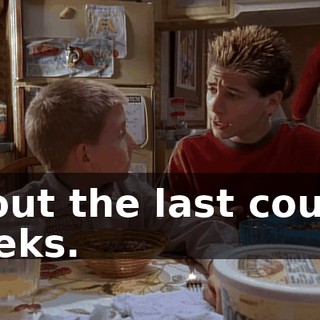 about the last couple weeks.