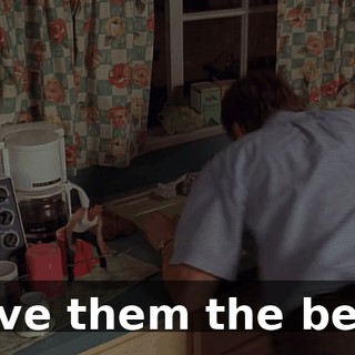 Give them the belt.