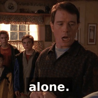 alone.