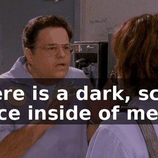There is a dark, scary place inside of me