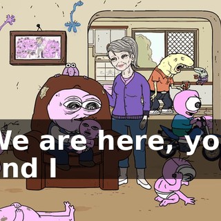 ♪ We are here, you and I ♪