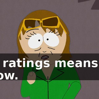 No ratings means no show.