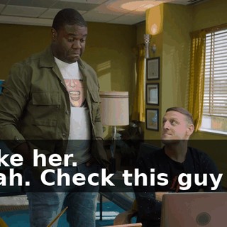 - I like her. - Yeah. Check this guy out.