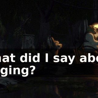 What did I say about singing?