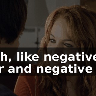Yeah, like negative four and negative six.