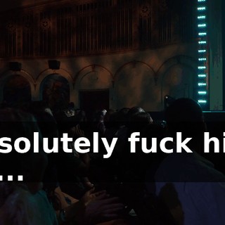 Absolutely fuck him. So...