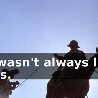 It wasn't always like this.