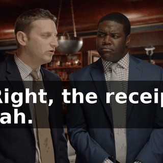 - Right, the receipt, yeah.