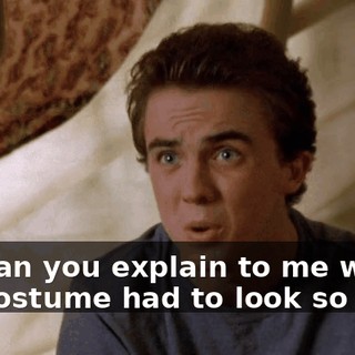 but can you explain to me why the costume had to look so fake?
