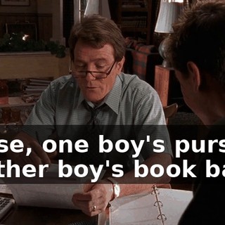 Reese, one boy's purse is another boy's book bag...