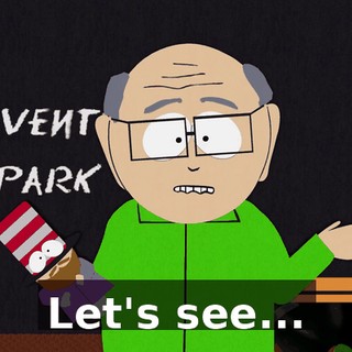 Let's see...