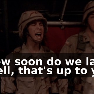 - How soon do we land? - Well, that's up to you.