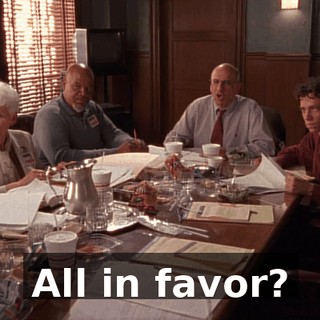 All in favor?