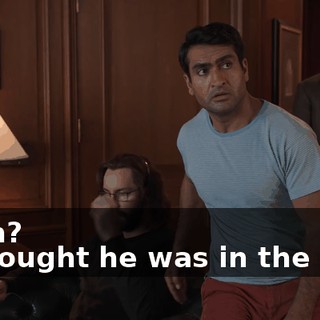 - Huh? - I thought he was in the race.