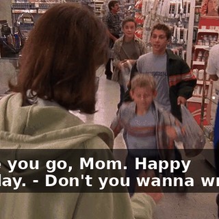 - Here you go, Mom. Happy birthday. - Don't you wanna wrap it?