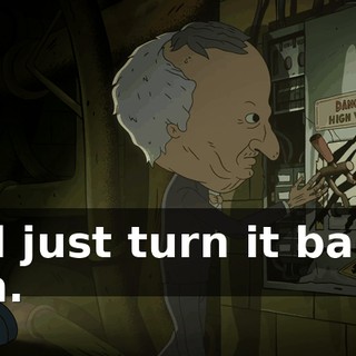 I'll just turn it back on.