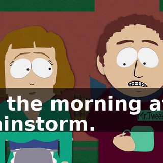like the morning after a rainstorm.