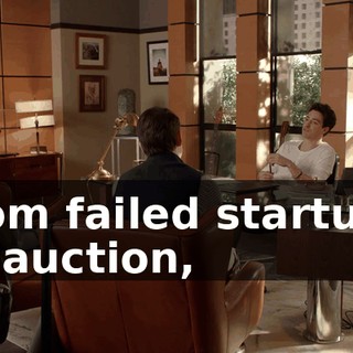 from failed startups at auction,