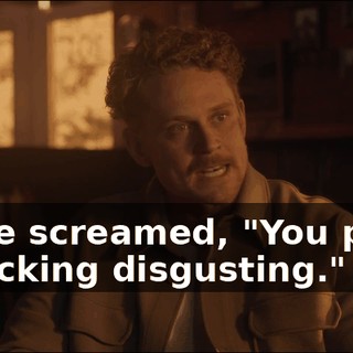 And he screamed, "You people are fucking disgusting."