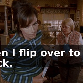 then I flip over to my back.