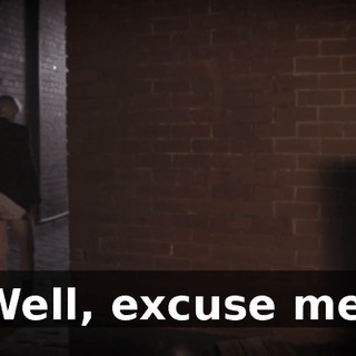 Well, excuse me.