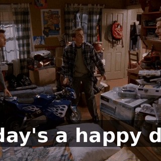Today's a happy day.